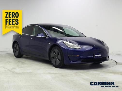 Blue 2019 Tesla Model 3 Standard Range Plus