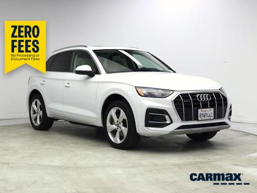 White 2021 Audi Q5 Premium Plus