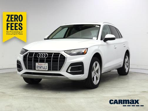 White 2021 Audi Q5 Premium Plus