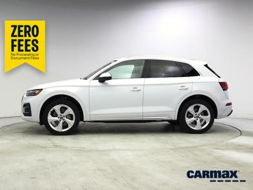 White 2021 Audi Q5 Premium Plus