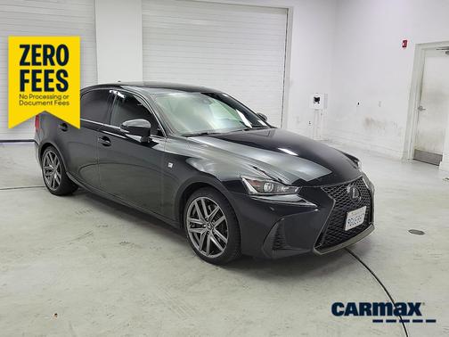 Black 2020 Lexus IS 350 F-Sport
