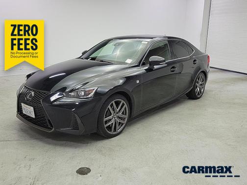 Black 2020 Lexus IS 350 F-Sport