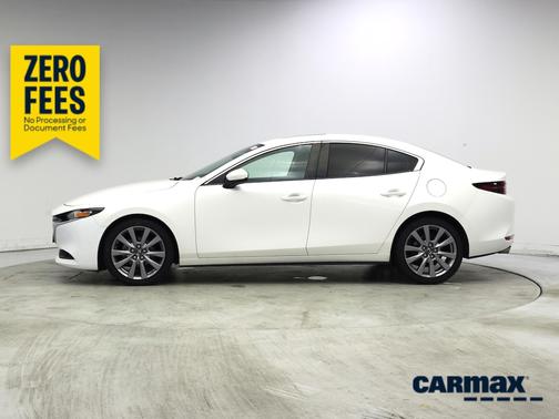 White 2021 Mazda Mazda3 Preferred
