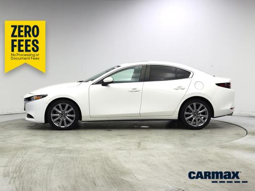 White 2021 Mazda Mazda3 Preferred
