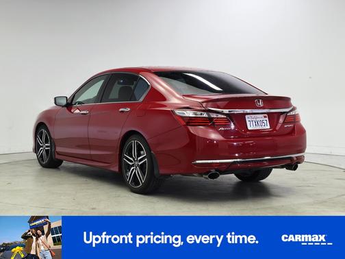 Red 2016 Honda Accord Sport