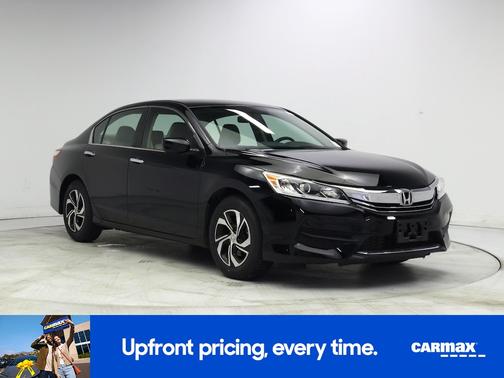 Black 2017 Honda Accord LX