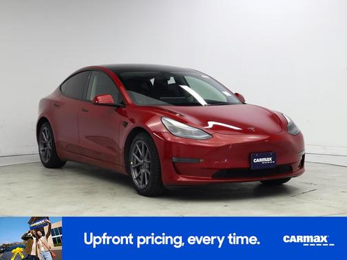 Red 2023 Tesla Model 3