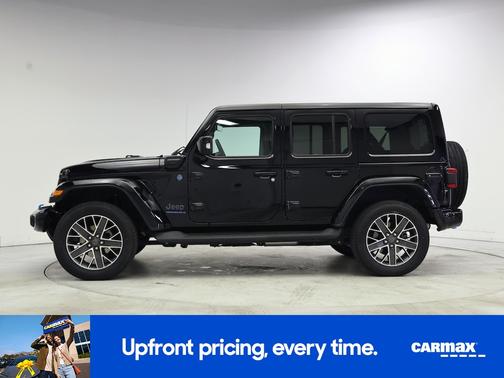 Black 2023 Jeep Wrangler 4xe Unlimited Sahara High Altitude