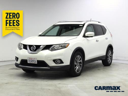 White 2014 Nissan Rogue SL