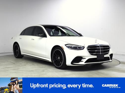 White 2022 Mercedes-Benz S-Class