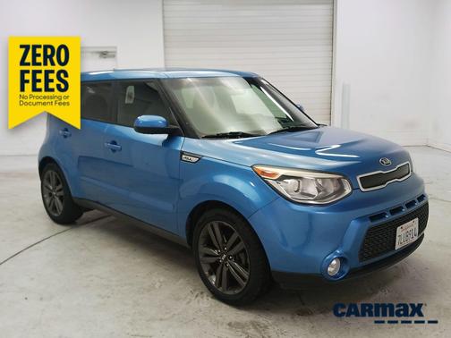 Blue 2015 Kia Soul +