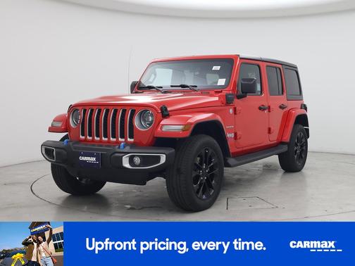 Red 2023 Jeep Wrangler 4xe Unlimited Sahara