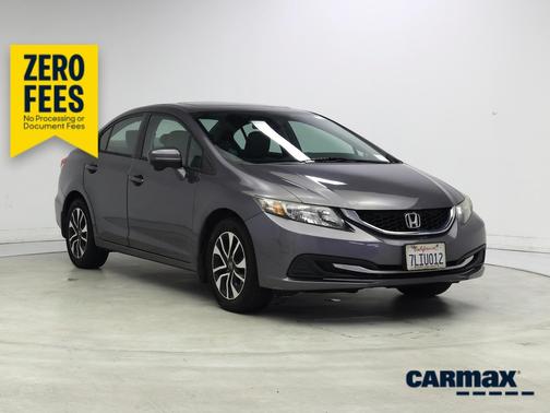 Gray 2015 Honda Civic EX