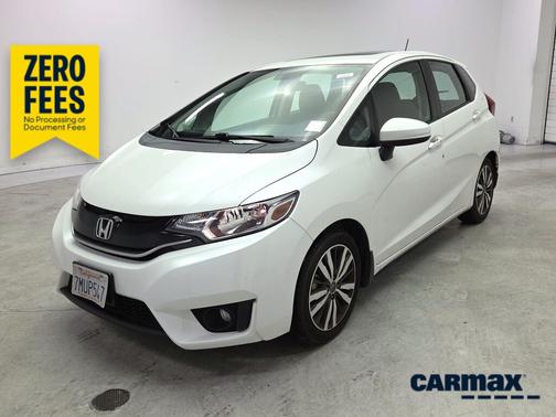 White 2015 Honda Fit EX