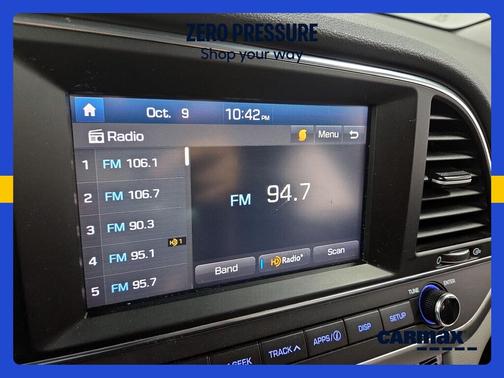 Blue 2017 Hyundai ELANTRA Limited