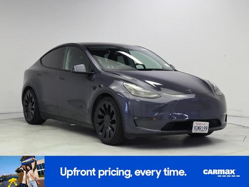 Gray 2023 Tesla Model Y Performance