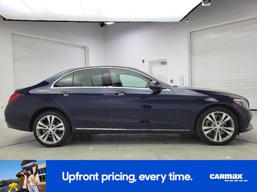 Blue 2017 Mercedes-Benz C-Class