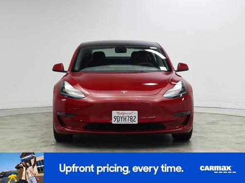 Red 2023 Tesla Model 3