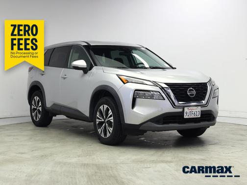 Silver 2021 Nissan Rogue SV