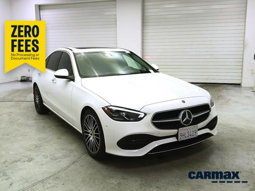White 2023 Mercedes-Benz C-Class