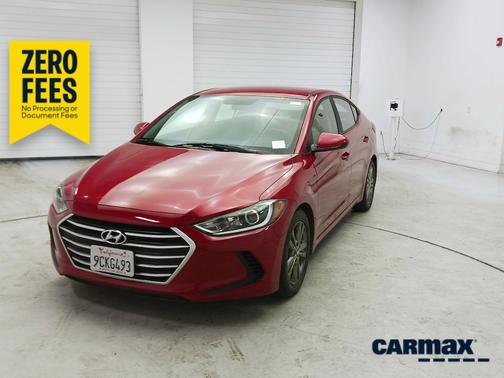 Red 2018 Hyundai ELANTRA SEL