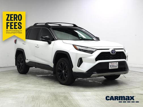 White 2023 Toyota RAV4 Hybrid XSE