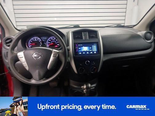 Red 2015 Nissan Versa SL