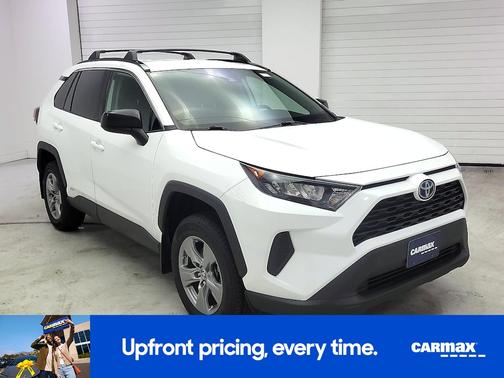 White 2022 Toyota RAV4 Hybrid LE