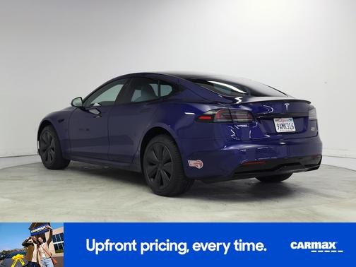 Blue 2022 Tesla Model S Plaid