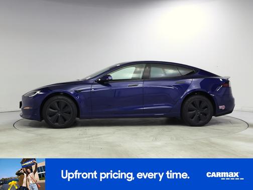 Blue 2022 Tesla Model S Plaid
