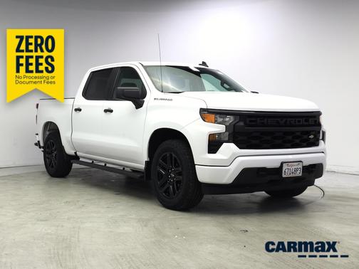 White 2022 Chevrolet Silverado 1500 Custom
