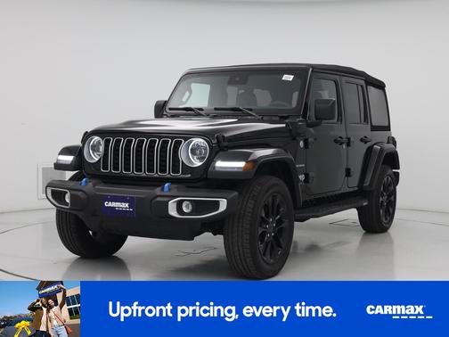 Black 2024 Jeep Wrangler 4xe Sahara