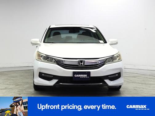 White 2017 Honda Accord EX-L