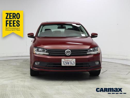 Burgundy 2017 Volkswagen Jetta SEL