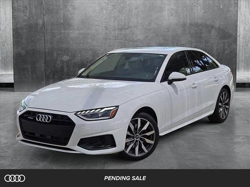 Ibis White 2023 Audi A4 40 Premium Plus