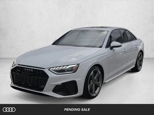 Glacier White Metallic 2021 Audi A4 45 S line Premium Plus