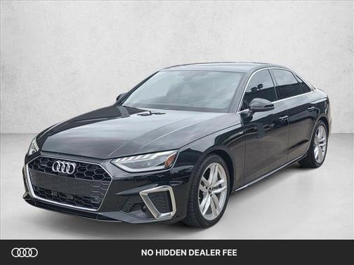 Mythos Black Metallic 2023 Audi A4 Prestige 45 TFSI S line quattro S tronic