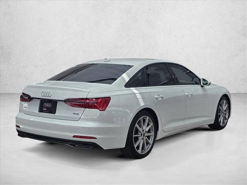 Glacier White Metallic 2025 Audi A6 45 Premium
