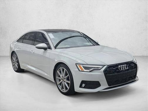 Glacier White Metallic 2025 Audi A6 45 Premium