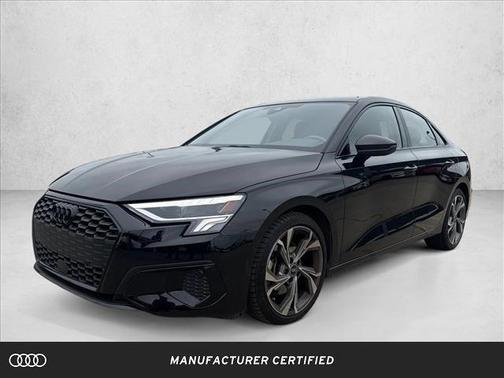 Mythos Black Metallic 2023 Audi A3 Premium