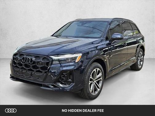 Waitomo Blue Metallic 2026 Audi Q7 55 Premium