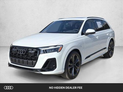 Glacier White Metallic 2026 Audi Q7 55 Premium Plus