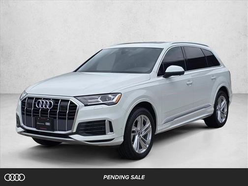 Carrara White 2023 Audi Q7 45 Premium