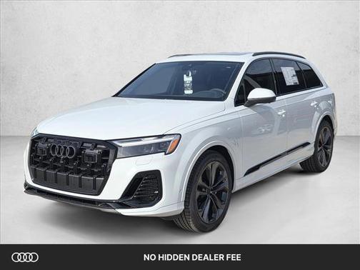 Glacier White Metallic 2026 Audi Q7 55 Premium Plus
