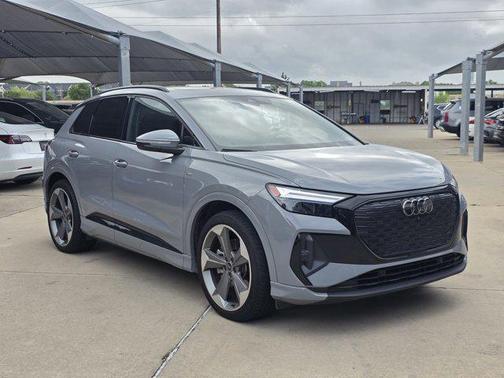 Pebble Gray 2025 Audi Q4 e-tron Premium Plus 55 quattro