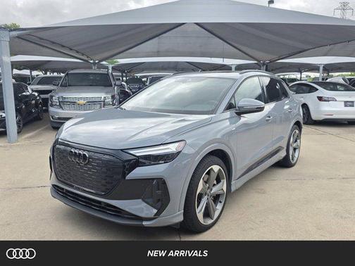 Pebble Gray 2025 Audi Q4 e-tron Premium Plus 55 quattro