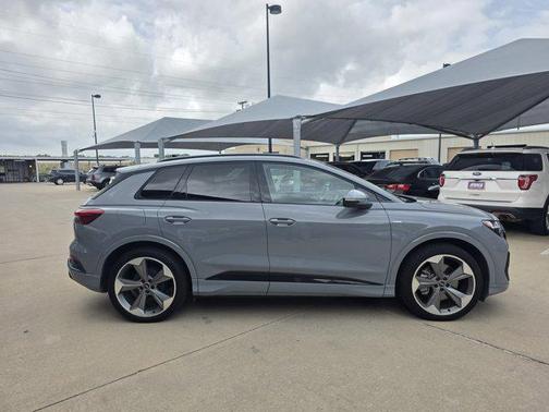 Pebble Gray 2025 Audi Q4 e-tron Premium Plus 55 quattro