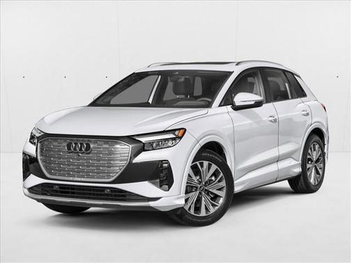Pebble Gray 2025 Audi Q4 e-tron Premium Plus 55 quattro