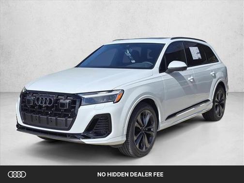 Glacier White Metallic 2026 Audi Q7 55 Premium Plus