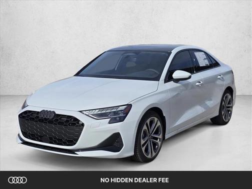 Glacier White Metallic 2026 Audi A3 Premium